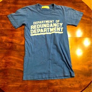Vintage Y2K Department of Redundancy Department Tee